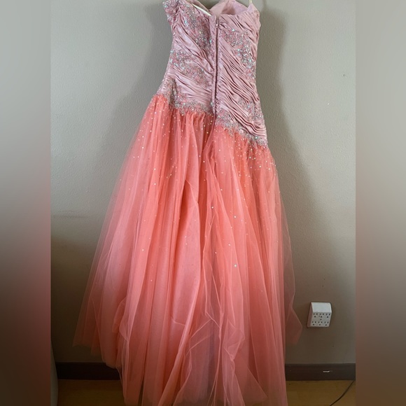 Pink Joli Prom dress in size 2 - Picture 3 of 4